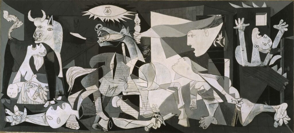 famous modern art paintings - Guernica - Pablo Picasso